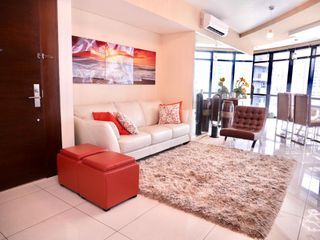 2BR with balcony Bedroom at Arya Residences Condo For Sale near  Terraces Garden Tower Two Roxas Triangle One Roxas Triangle condo Park Central Towers for sale