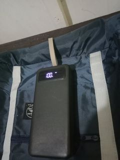 50000 mah powerbank with a built-in lamp/flashlight and with free cables