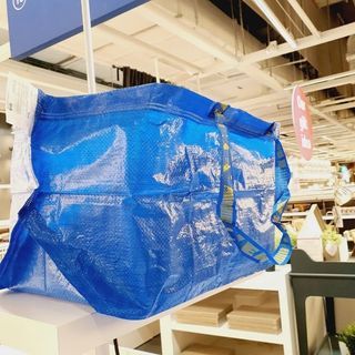 🆕️ IKEA 71L Large Blue Sack Carrier Shopping Tote Bag