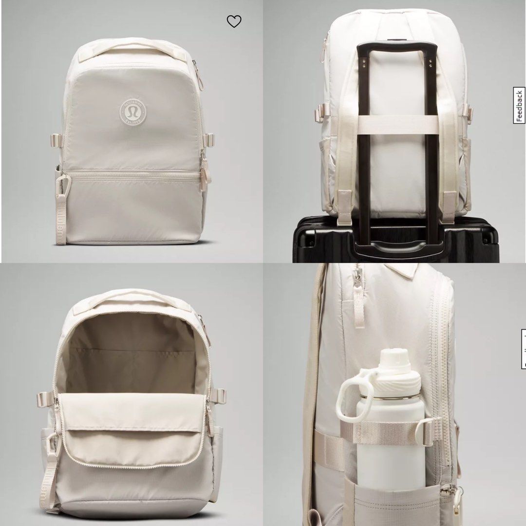 Lululemon backpack white clearance