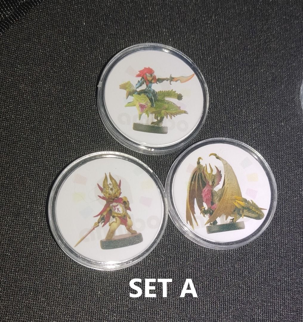 Amiibo Coins Monster Hunter for Nintendo Switch & 3DS (Category: In-Game Products) located in Manila. Submitted by chilllva (Listing ID 1298709366, Image 3). Description: (NAKALAGAY SA OPP PLASTIC POUCH) AMIIBO COINS FOR MONSTER HUNTER Amiibo Coins Monster Hunter for Nintendo Switch & 3DS EASY TO USE IN-GAME AMIIBO. FOR NINTENDO Can be used to: Monster Hunter Rise (All can be use) Monster Hunter Stories 2 (All can be use) Exept Malzeno Wings of R