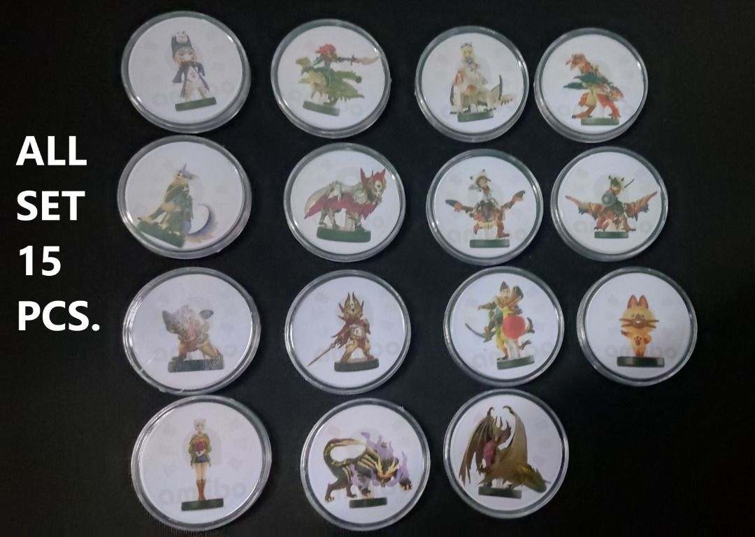 Amiibo Coins Monster Hunter for Nintendo Switch & 3DS (Category: In-Game Products) located in Manila. Submitted by chilllva (Listing ID 1298709366, Image 1). Description: (NAKALAGAY SA OPP PLASTIC POUCH) AMIIBO COINS FOR MONSTER HUNTER Amiibo Coins Monster Hunter for Nintendo Switch & 3DS EASY TO USE IN-GAME AMIIBO. FOR NINTENDO Can be used to: Monster Hunter Rise (All can be use) Monster Hunter Stories 2 (All can be use) Exept Malzeno Wings of R