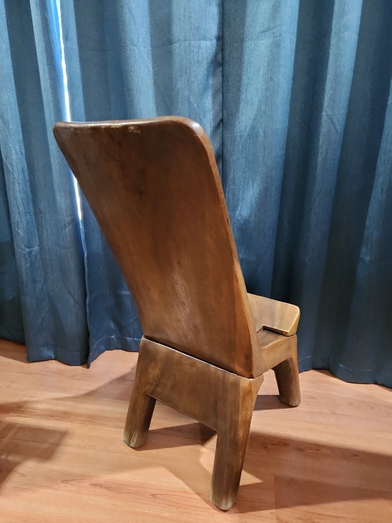 Antique Wood Chair (Category: Chairs) located in Quezon City. Submitted by jas.dc (Listing ID 1298659760, Image 2). Description: Height of back- 31" Height of sit- 14" Width- 16"/14" Depth- 19".