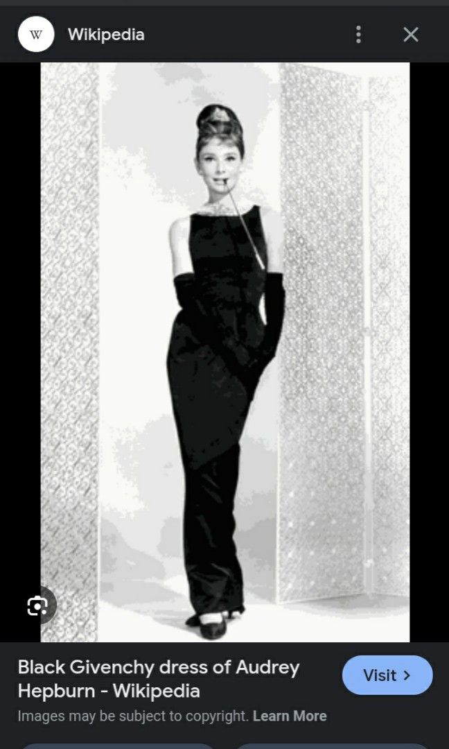 Audrey Hepburn Black Dress in Breakfast at Tiffany's, Women's Fashion,  Dresses & Sets, Evening dresses & gowns on Carousell