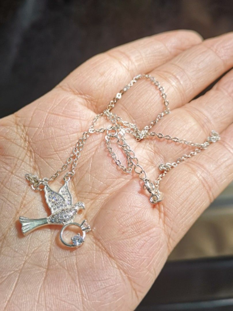 Wedding bell necklace on sale