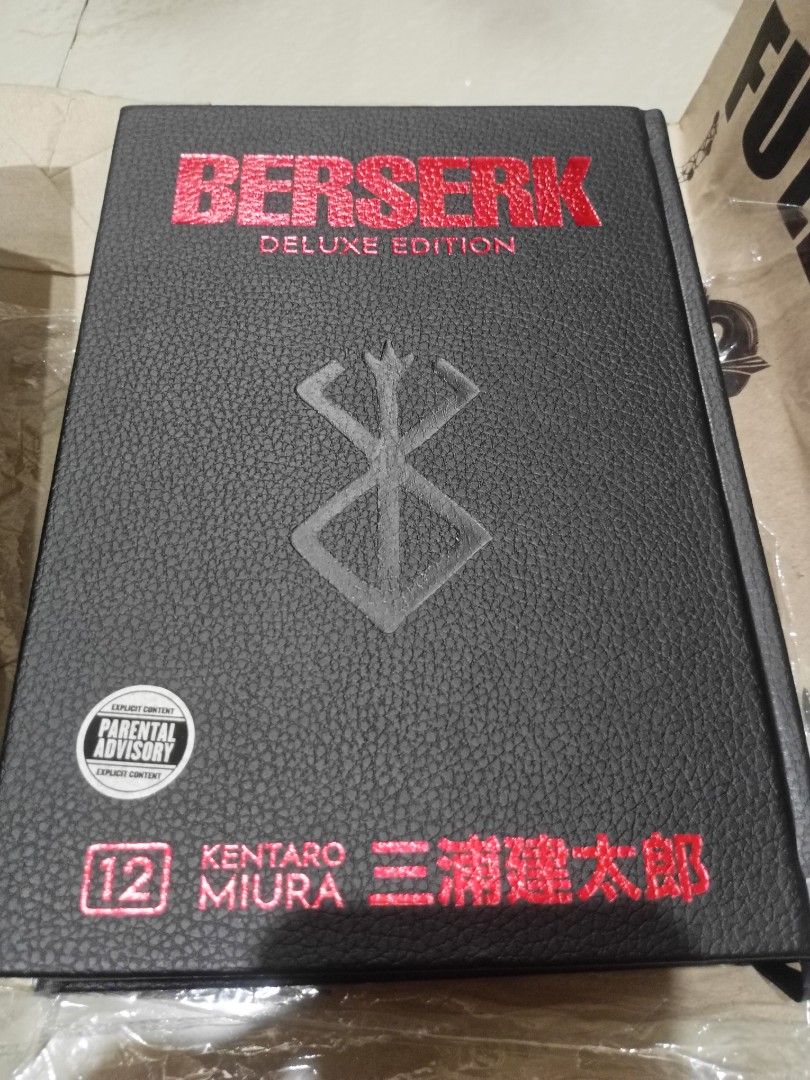 Berserk deluxe edition vol.12 (Category: Comics & Manga) located in Manila. Submitted by jmg13 (Listing ID 1298638052, Image 1). Description: FS:Berserk Deluxe Edition vol.12 In mint condition/binuksan ko lang di ko na galaw. Bought from fully booked. Amoy bago pa din. RFS:Decluttering/Tinatamad na rin bilhin yung ibang vol. 🤣 Loc:Parañaque Sf:Lalamove/cod.