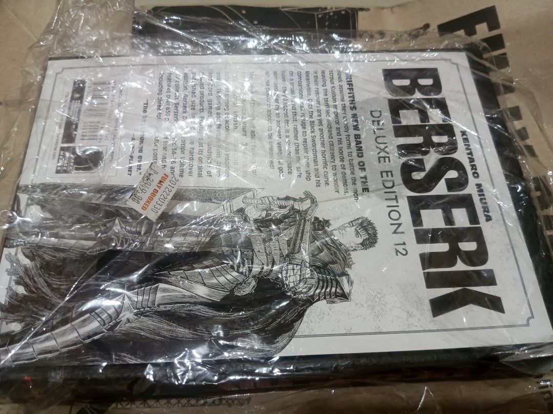 Berserk deluxe edition vol.12 (Category: Comics & Manga) located in Manila. Submitted by jmg13 (Listing ID 1298638052, Image 3). Description: FS:Berserk Deluxe Edition vol.12 In mint condition/binuksan ko lang di ko na galaw. Bought from fully booked. Amoy bago pa din. RFS:Decluttering/Tinatamad na rin bilhin yung ibang vol. 🤣 Loc:Parañaque Sf:Lalamove/cod.