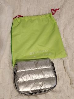 Beyond The Vines Poofy bag Silver Bnew