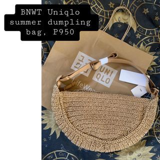BNWT Uniqlo summer dumpling bag