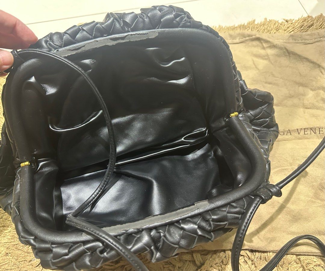 Bottega Veneta Sling Bag (Category: Luxury Bags & Wallets) located in Makati City. Submitted by luxedeclutter (Listing ID 1298754561, Image 3). Description: With minor Flaw See last photo inside flaw only.