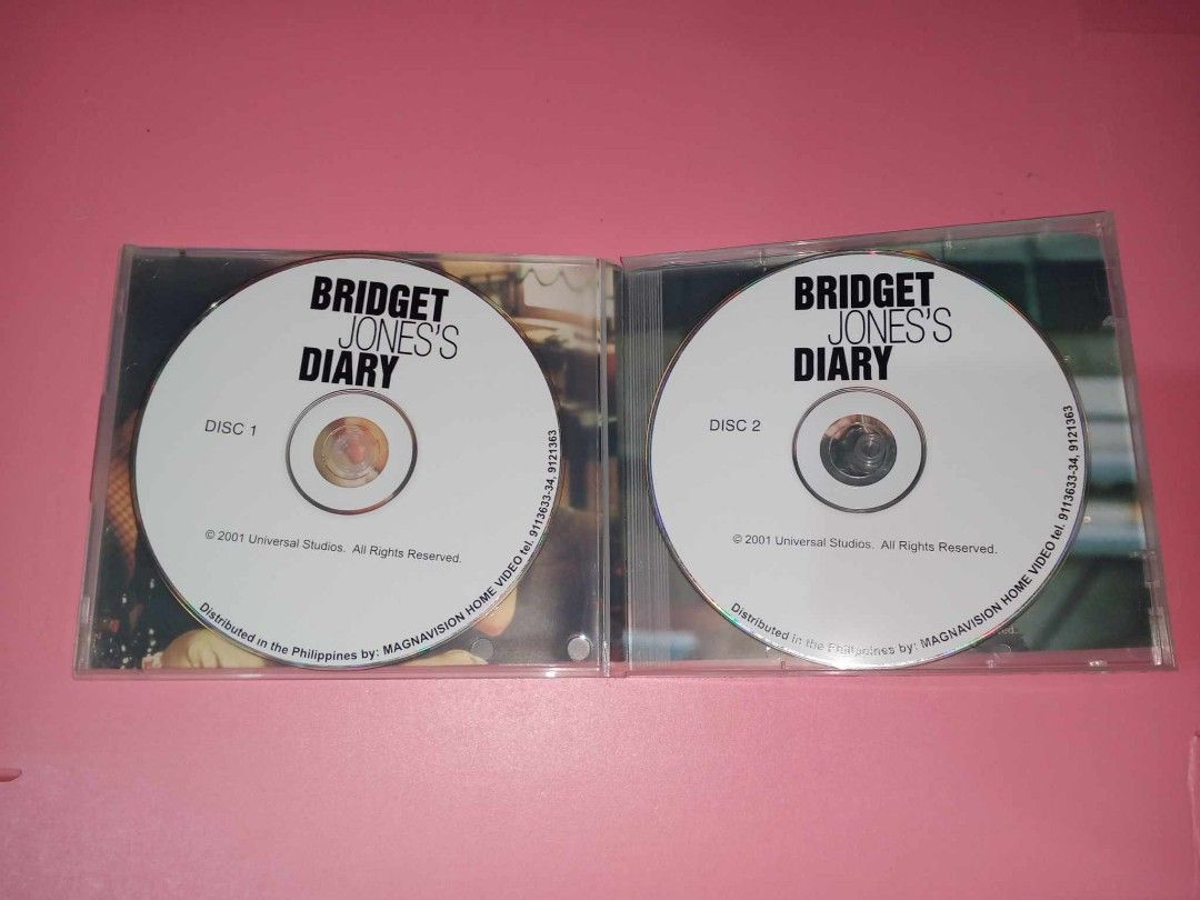 Bridget Jones's Diary Video CD Movie Vintage Collectible Movies Buff