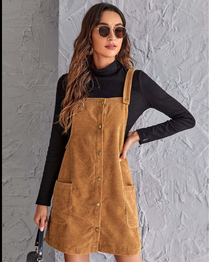 Brown Jumper Dress, Women's Fashion, Dresses & Sets, Jumpsuits on Carousell Brown Jumper Dress, Women's Fashion, Dresses & Sets, Jumpsuits on Carousell