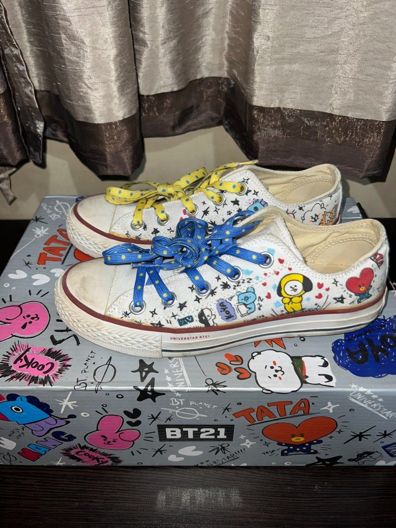 BT21 x Converse Sneakers Women s Fashion Footwear Sneakers on Carousell
