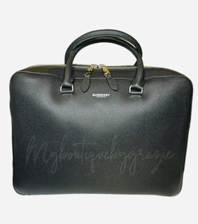 Burberry Leather Briefcase and Laptop Bag