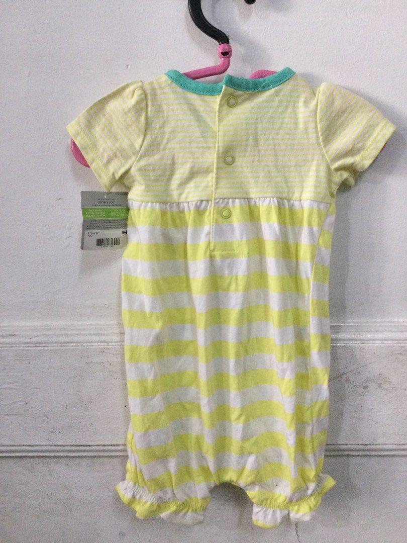 Carters Yellow Romper 3months New Babies Kids Babies Kids Fashion on Carousell