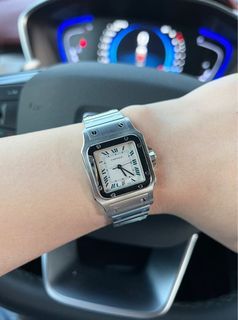 CARTIER SANTOS GALBÉE LM 29MM STAINLESS STEEL