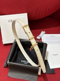 CLN Elegant Charm Belt in White