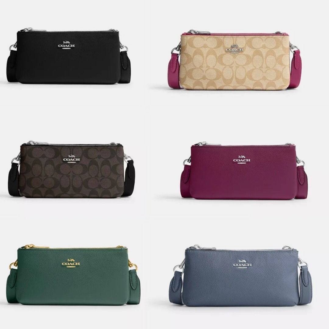 Coach double zip sling bag hotsell