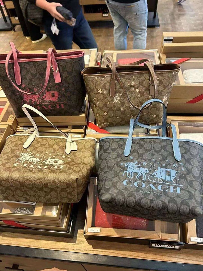 Coach Mini City Tote Luxury Bags Wallets On Carousell Coach mini city tote luxury bags wallets on carousell