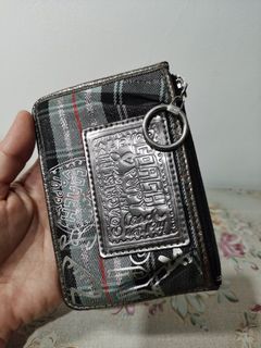 Coach poppy coin purse card holder keychain