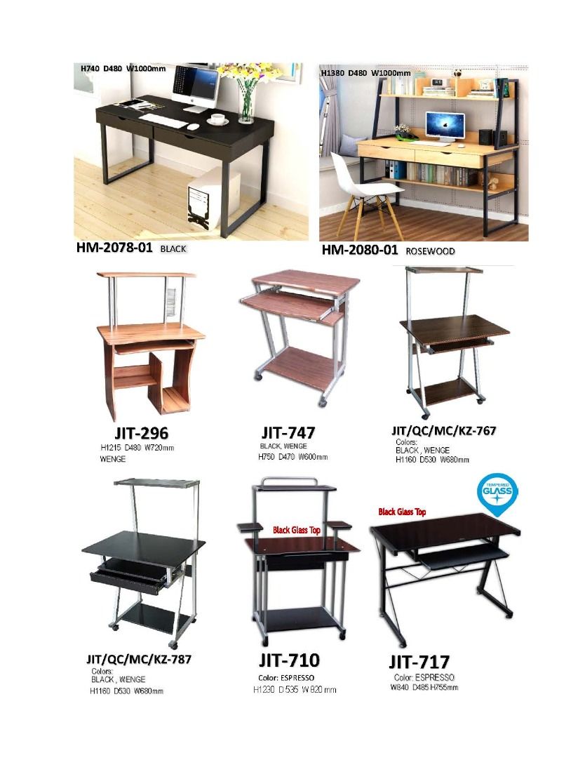 COMPUTER TABLE, Furniture & Home Living, Office Furniture & Fixtures on ...