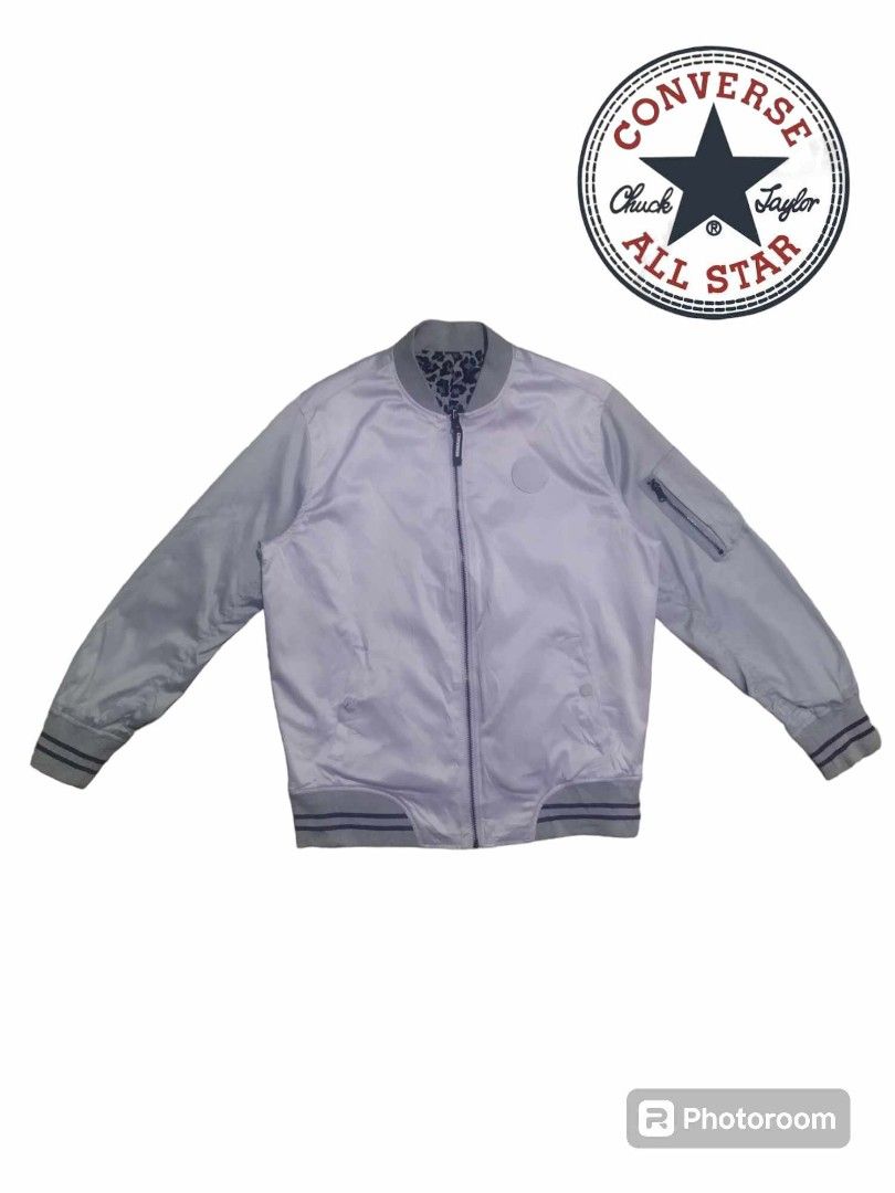 Converse Reversible Bomber Jacket Men s Fashion Coats Jackets and Outerwear on Carousell