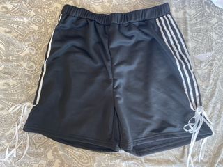 Coquette Girly Basketball Shorts Athleisure with Ribbon Detail