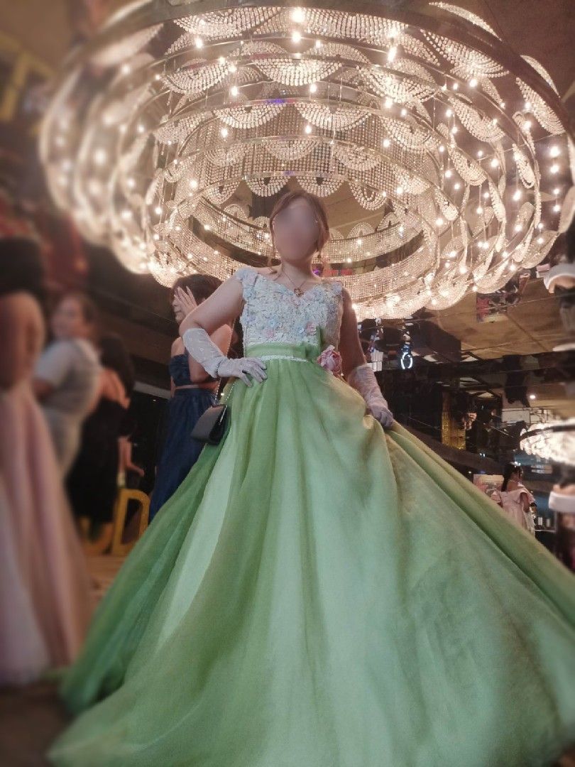 Fairy Green Ball Gown prom grad ball debut Women s Fashion Dresses Sets Evening dresses gowns on Carousell