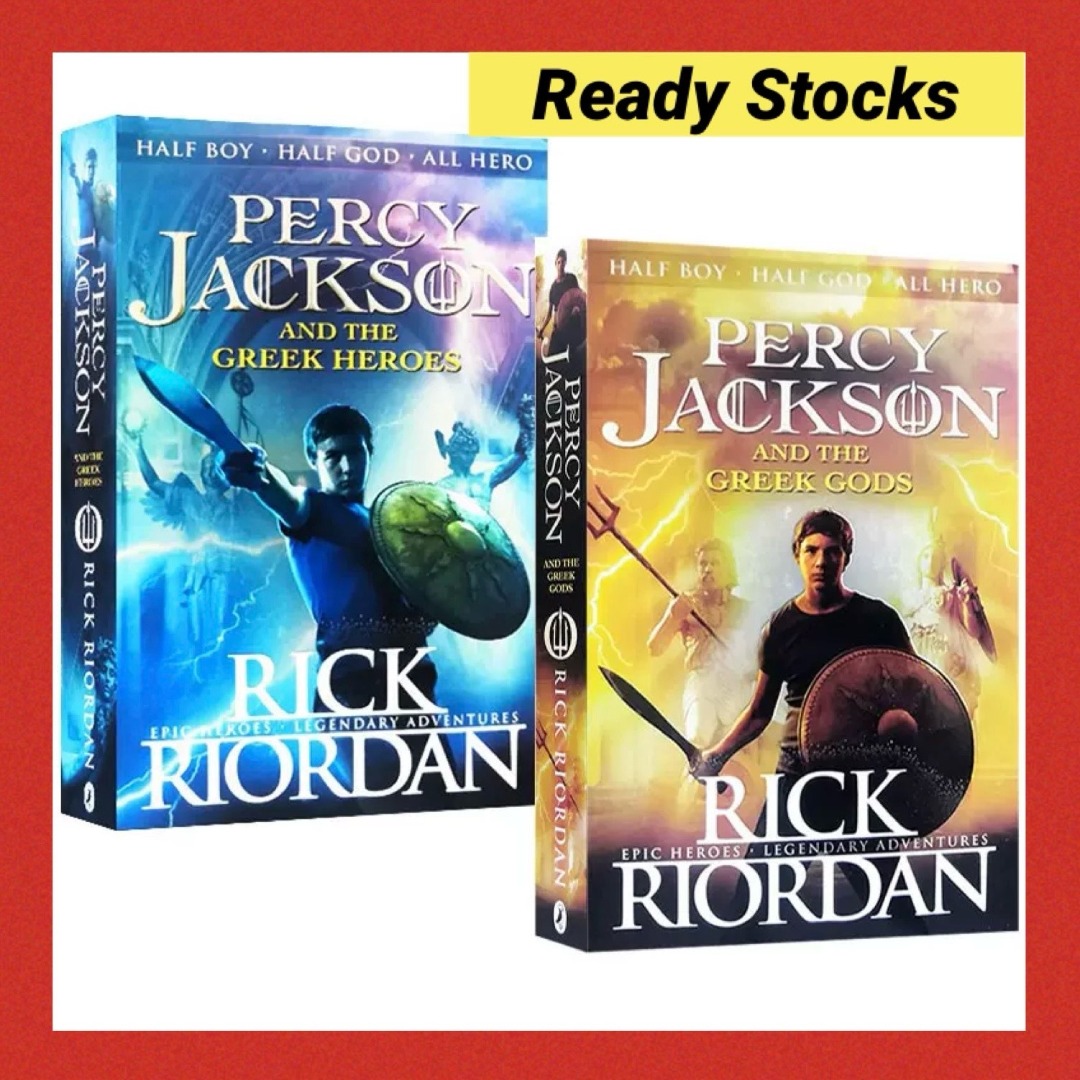 Greek Gods / Greek Heroes by Rick Riordan (2 books set, Percy Jackson ...