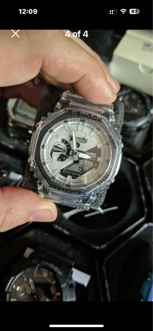 Gshock Casioak GA2140RX-7 GA2140RX-7A (Category: Men's Watches) located in Manila. Submitted by seikowatchfactory (Listing ID 1298667506, Image 2). Description: Brand New in Box Authentic Gshock 10/10 Model: GA2140RX-7A Price: 7995 pesos Slightly Negotiable Specifications: Case Diameter: 48.5 x 45.4 x 11.8mm Weight: 56g Case and Bezel material: Carbon/Resin Resin Band Shock Resistant Carbon Core Guard Structure 200-meter Water Resistance Approx. 