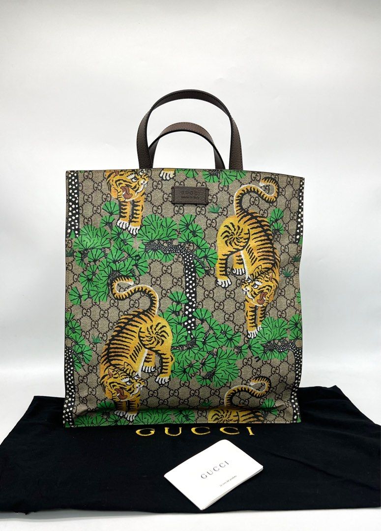 Gucci bengal tiger tote top