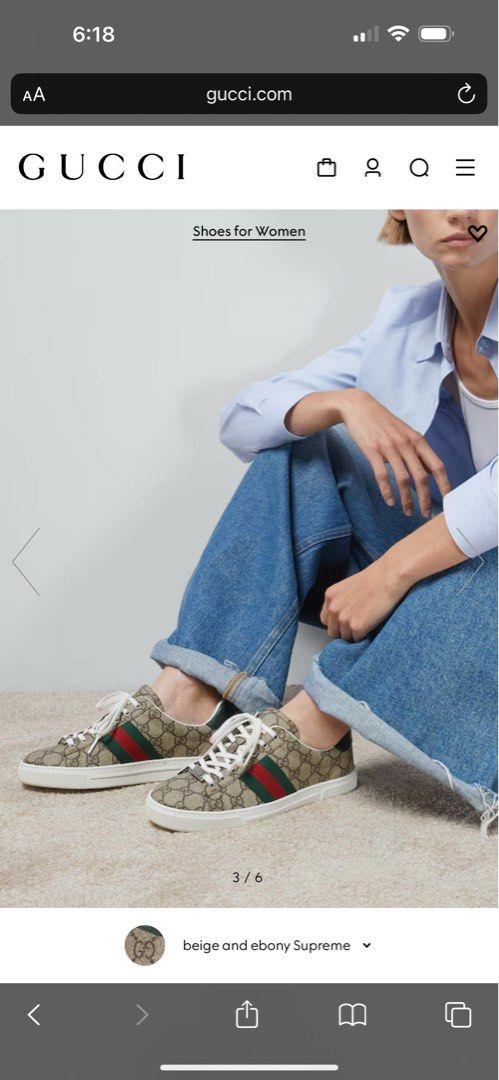 Gucci ace gg supreme sneaker with bees discount
