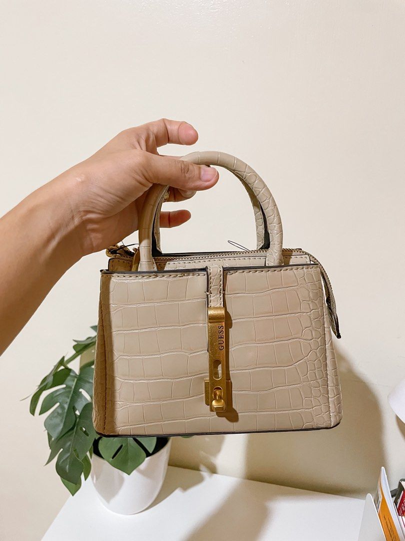 Guess James Mini Satchel Original Luxury Bags Wallets on Carousell