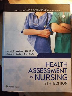Health Assessment in Nursing w/ Manual 7th Edition(Authentic) by Weber