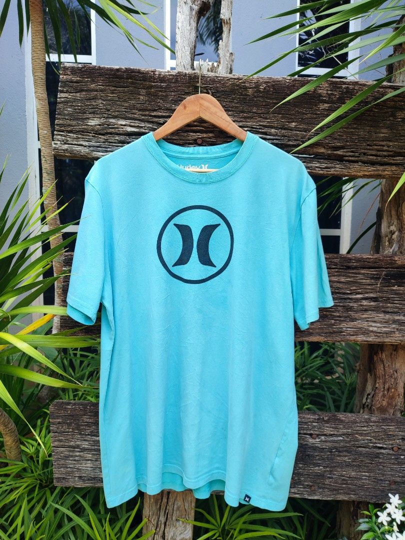 Hurley X Nike Big Logo Tshirt Men s Fashion Tops Sets Tshirts Polo Shirts on Carousell