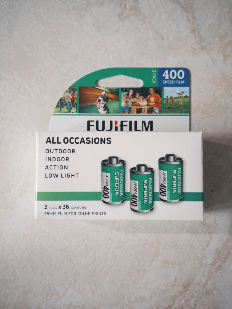 INSTOCK Fujifilm Superia X-Tra 400 35mm Film NOT KODAK NOT Fujifilm 400,  Photography, Photography Accessories, Other Photography Accessories on  Carousell