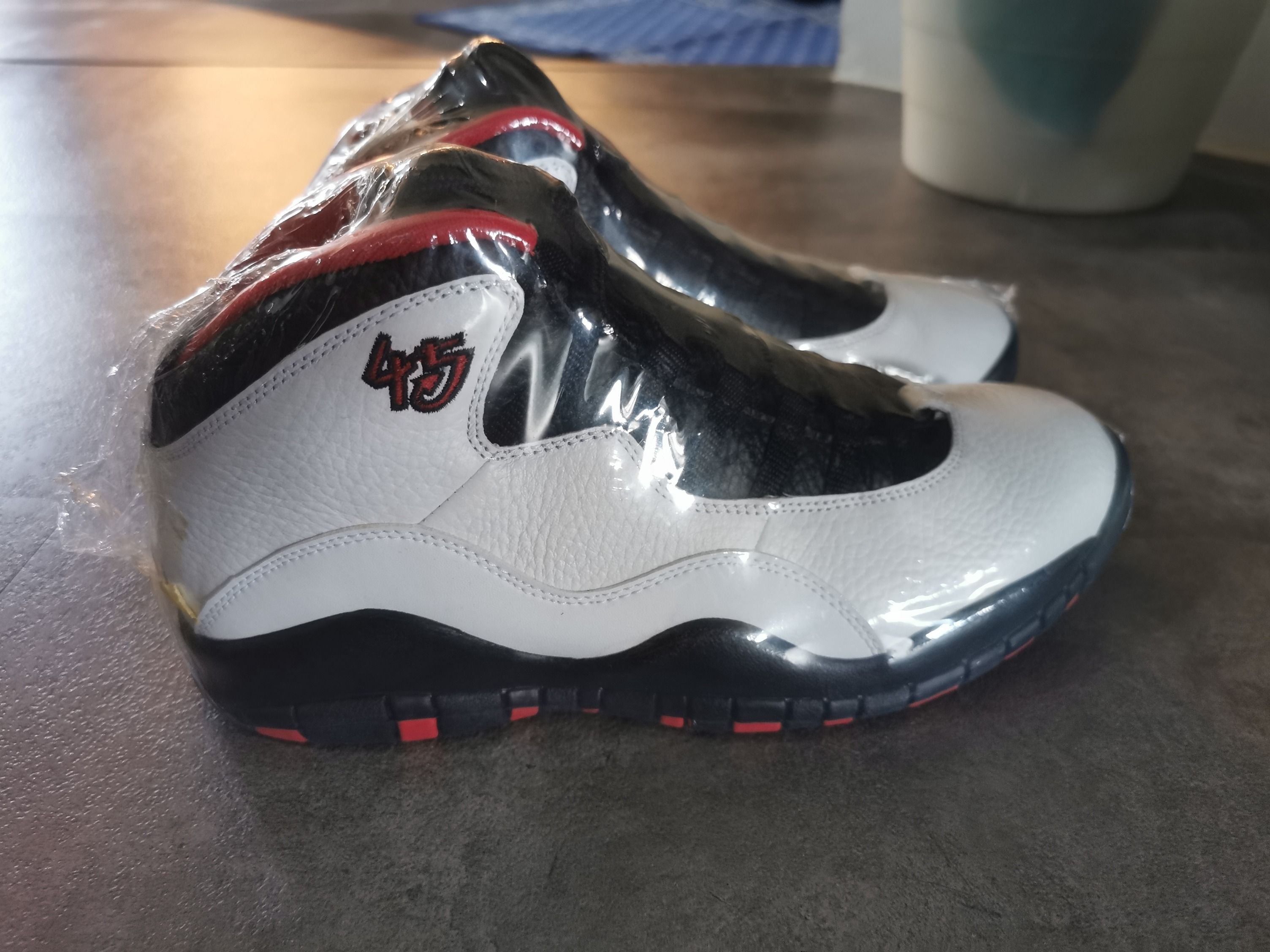Jordan 10 chicago number 45. Luxury Sneakers Footwear on Carousell