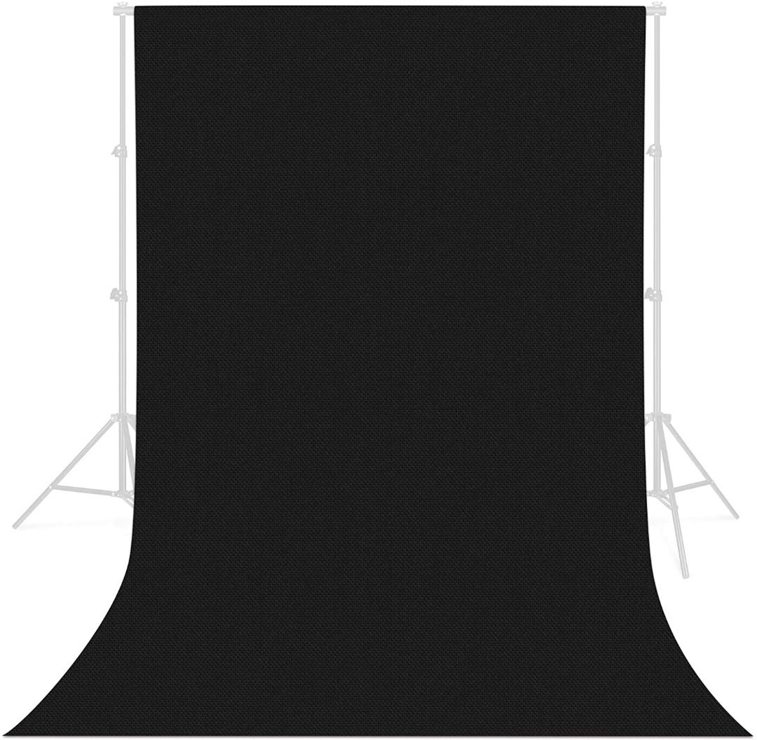 Kelly Photos Studio Photography Backdrop Jet Black #44 Seamless Paper ...