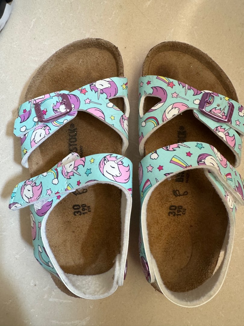 Kids unicorn Birkenstock birkenstocks Carousell