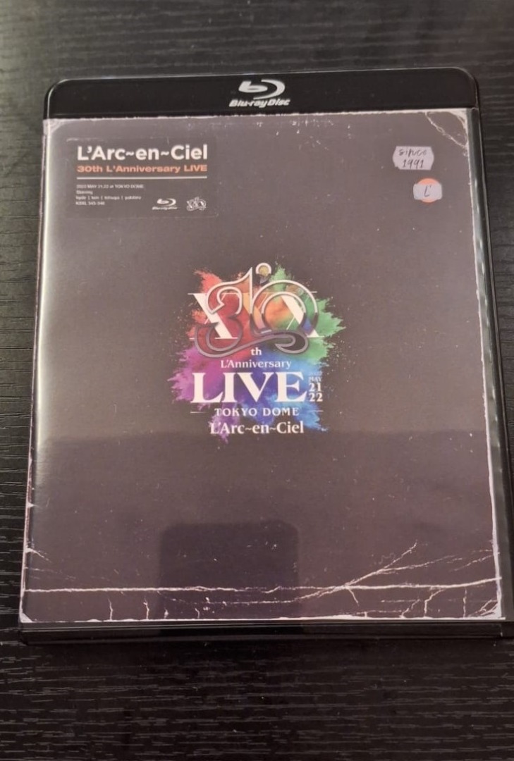 L'Arc~en~Ciel 30th L'Anniversary LIVE Blu Ray, 興趣及遊戲, 音樂 