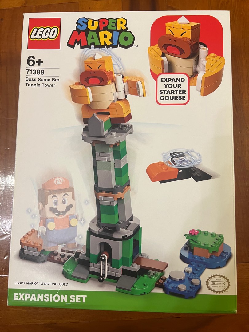 Lego 71388 Boss Sumo Bro Topple (Super Mario), 興趣及遊戲, 玩具