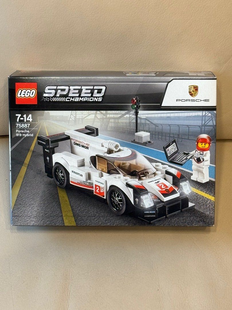 【全新|絕版】LEGO SPEED Porsche 919 Hybid #75887, 興趣及遊戲, 玩具 & 遊戲類 - Carousell