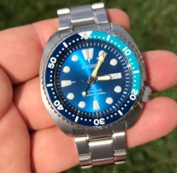 Lowest Price SEIKO PROSPEX BLUE LAGOON Men s SRPB11 Automatic 24 Jewels Blue Dial Stainless Steel Watch srpb11 srpb11k srpb11k1 Birthday gift
