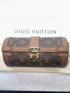 LV Handbag Papillon Trunk in Monogram Leather