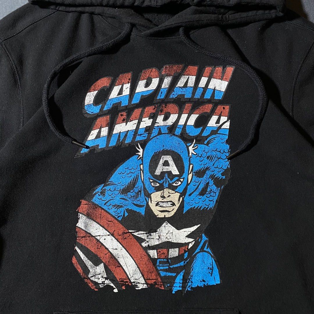 Marvel Captain America Hoodie Men s Fashion Tops Sets Hoodies on Carousell