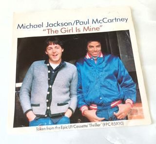 Michael Jackson & Paul McCartney - The Girl Is Mine (7" single) VINYL PLAKA