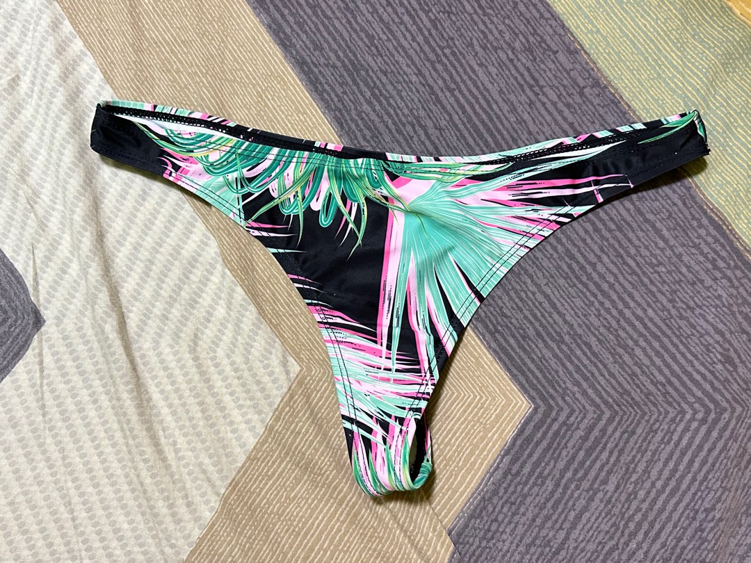 Monki High Rise Thong Bikini Carousell