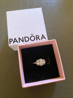 (negotiable) Pandora  Ring Timeless Collection [ Sterling silver ring with clear cubic zi (from Pandora NZ🇳🇿) ]