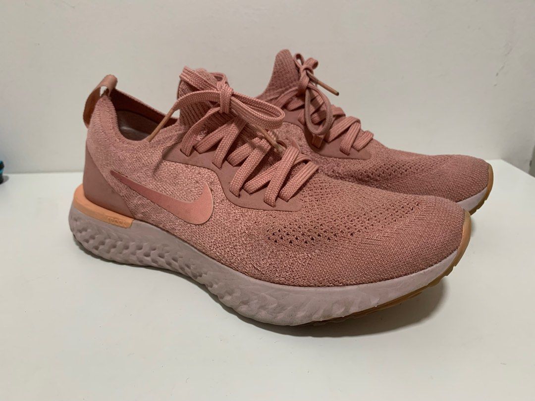 Nike epic react flyknit rust pink new arrivals
