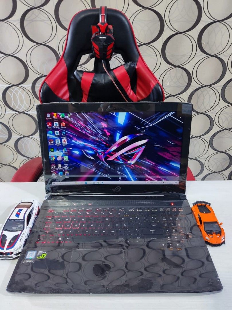 [NVIDIA GTX 1050Ti] Laptop Gaming Desain Asus ROG STRIX Core i7-8750H ...